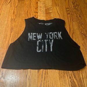 So Nikki Girl’s Black New York City Tank Size XL